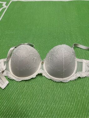 Aubade Embroidered Ivory Push-Up Underwire Bra